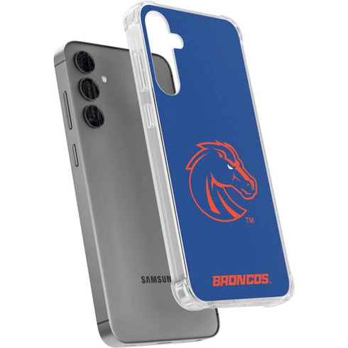 Boise State University Broncos Mascot Galaxy S24 Plus Clear Case
